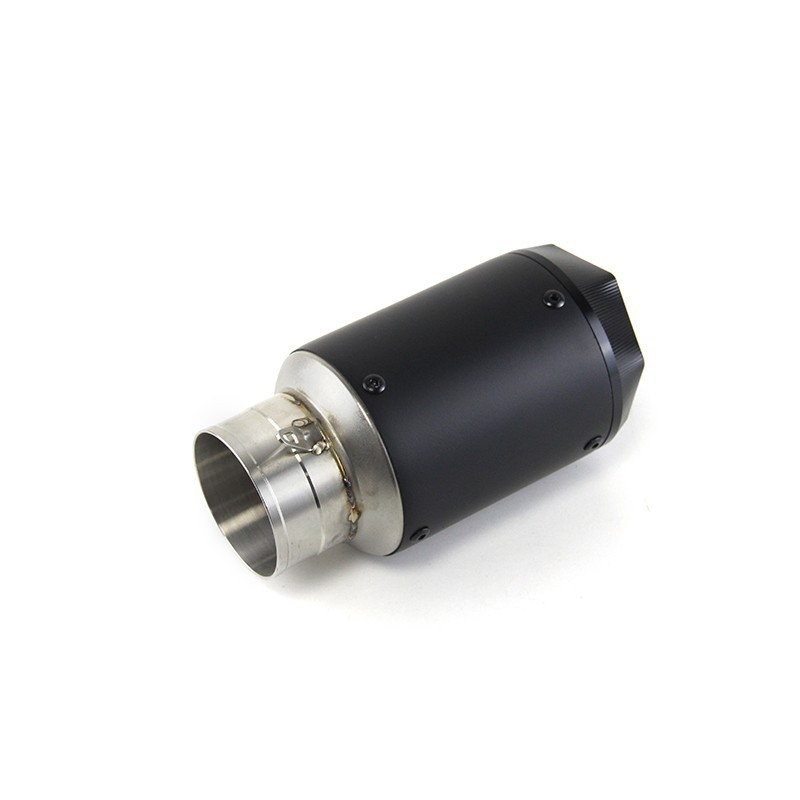 2.38" Motorcycle Exhaust Tips Slip on 60.5mm Universal Muffler Pipe Short 180mm