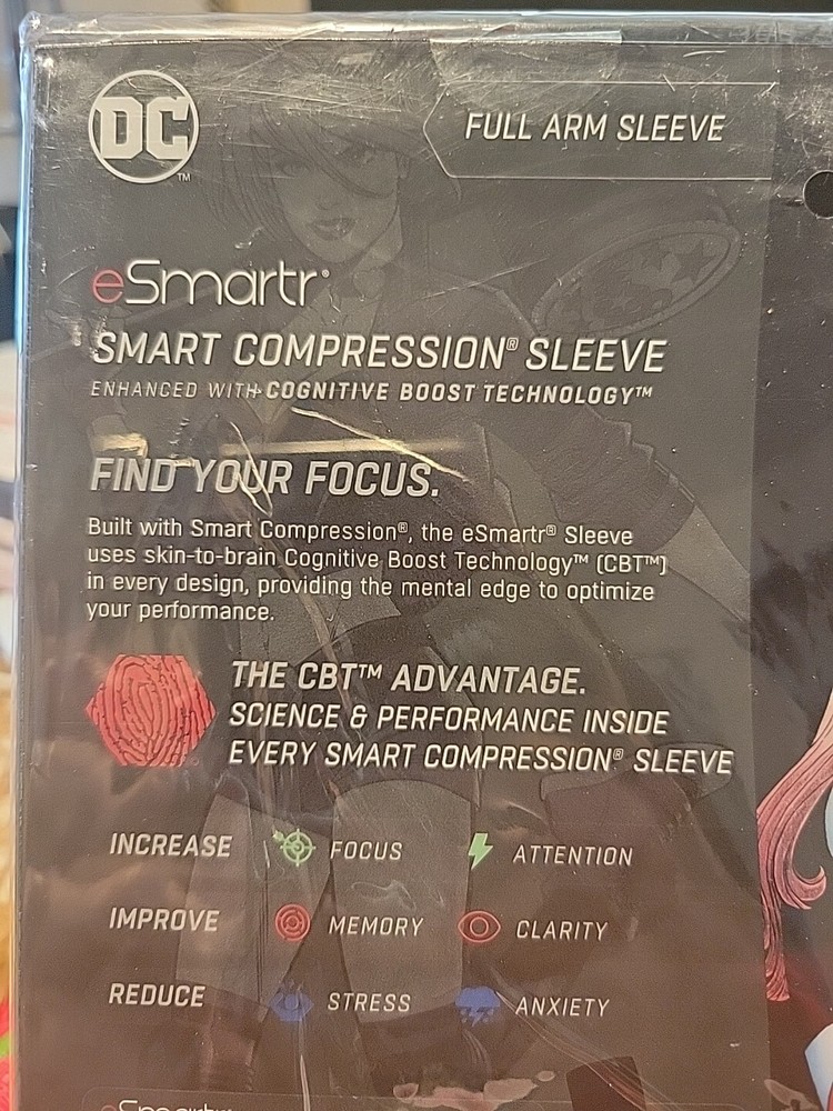M eSmartr Smart Compression Forearm Sleeve Cognitive Boost Technology Gaming.