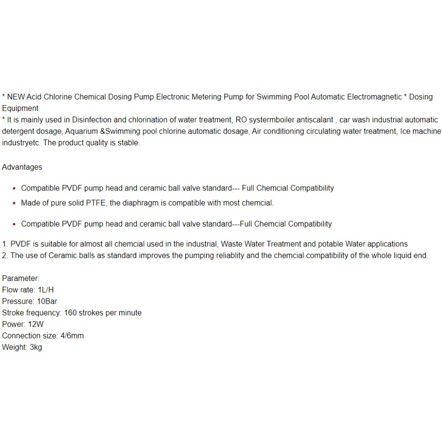 220V XY101 Metering pump flow pump