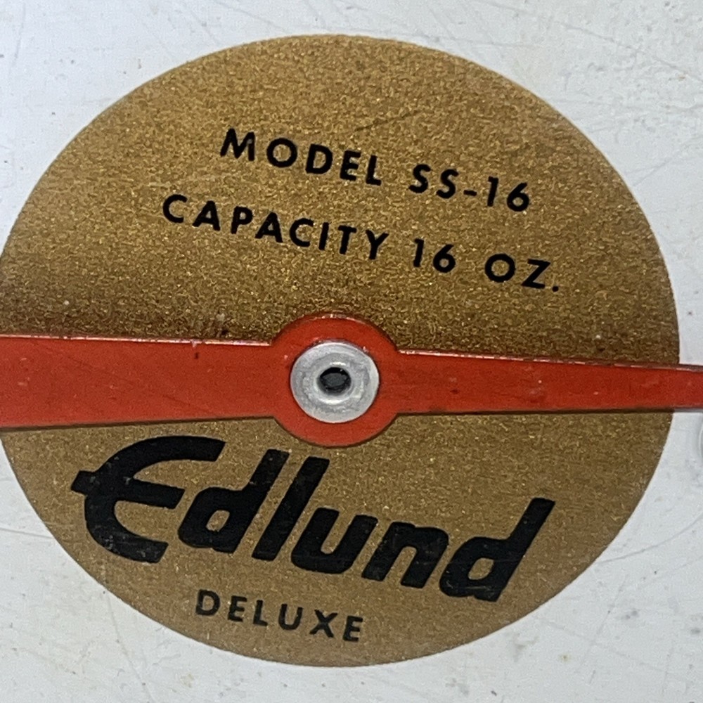 Edlund Deluxe Model SS-16 16oz Fixed Dial Mechanical Portion Scale