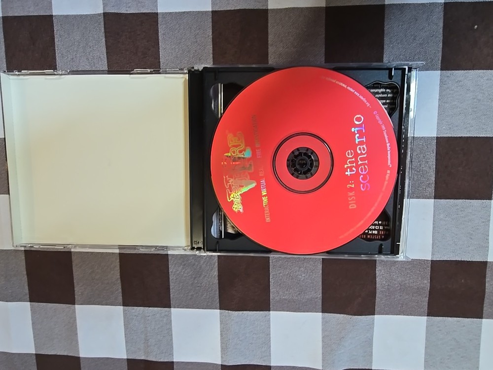 InterFire VR Interactive Virtual Reality Fire Investigation 2-Disc CD-ROM 1999