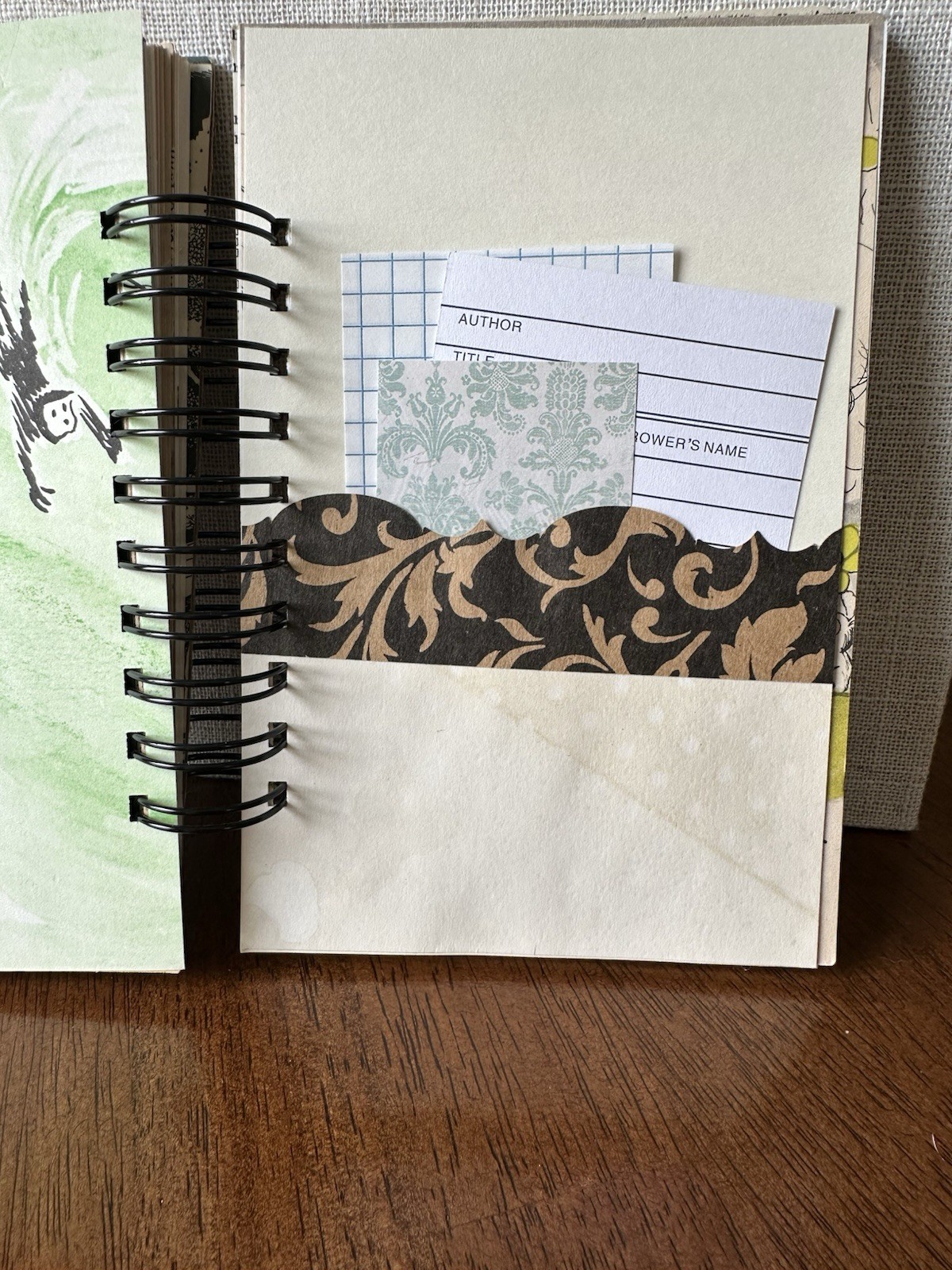 Nancy Drew Book Cover Handmade Junk Journal New, Blank, Spiral Bound