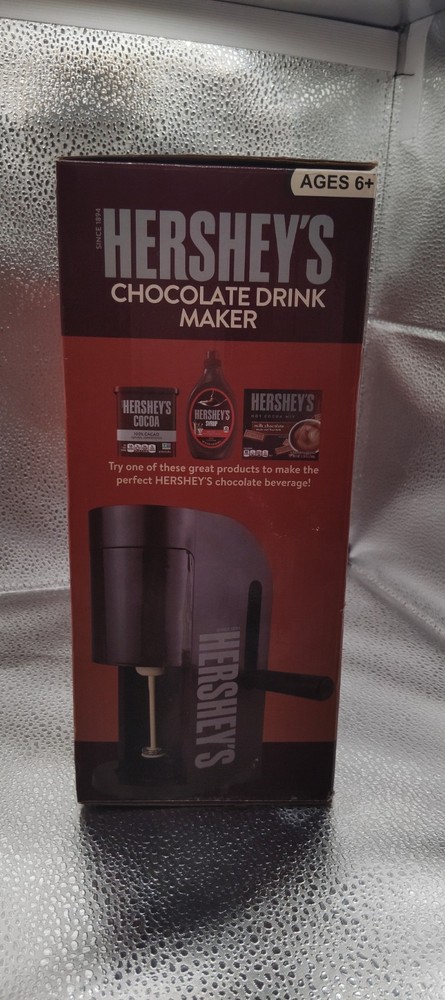 Hershey's Chocolate Drink Maker Hot/Cold Drinks Includes Cups FB39508 NEW