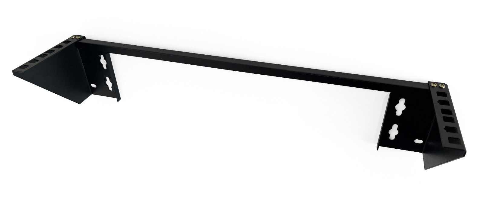 CNAweb 2U 19" Network Rack Bracket for Wallmount Vertical Hang or Desk Mount