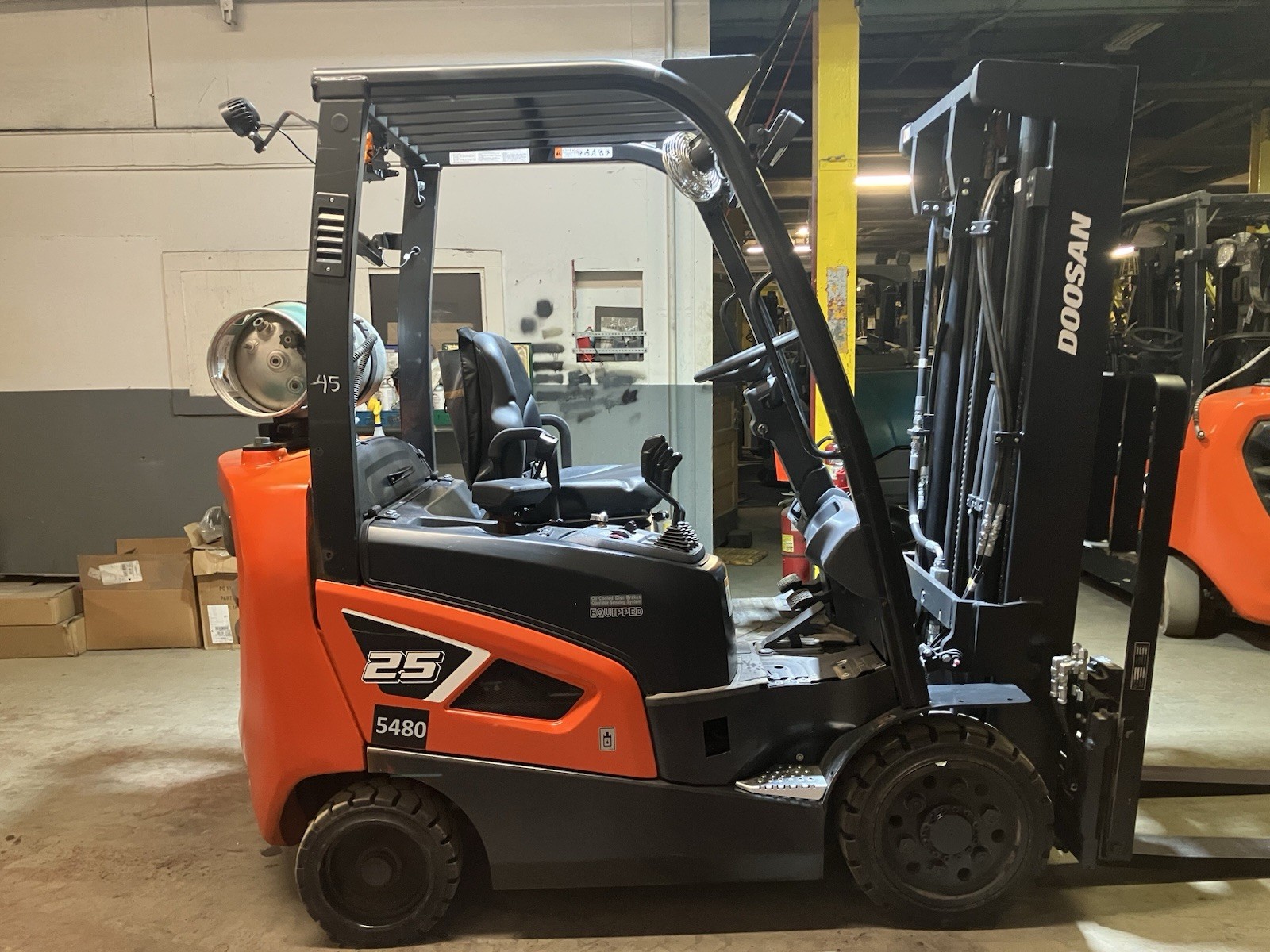 2023 Doosan 5000 LB Forklift With SS/FP and Triple Mast