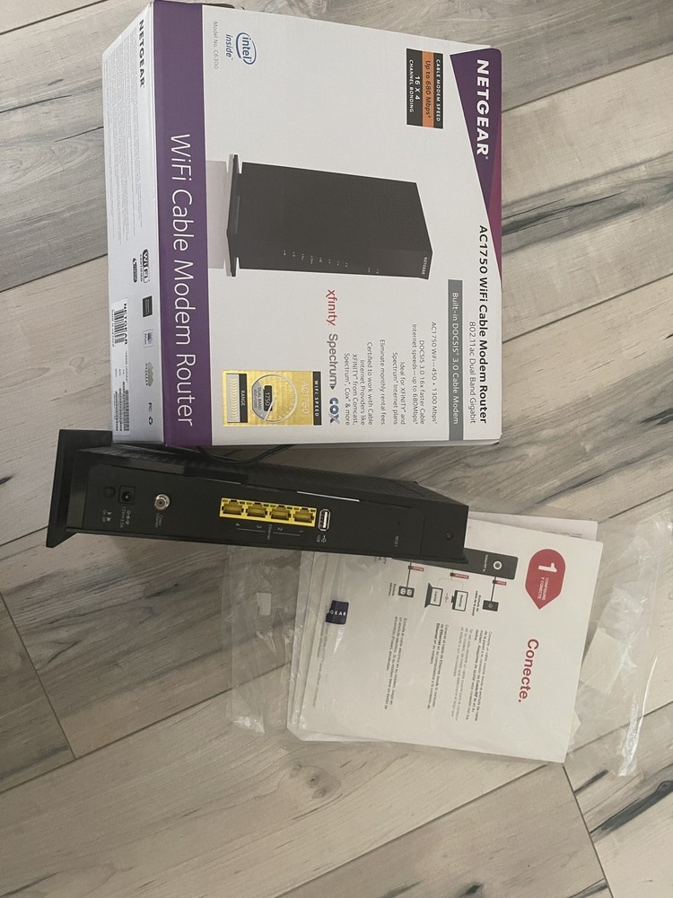 NETGEAR Cable Modem WiFi Router Combo C6300