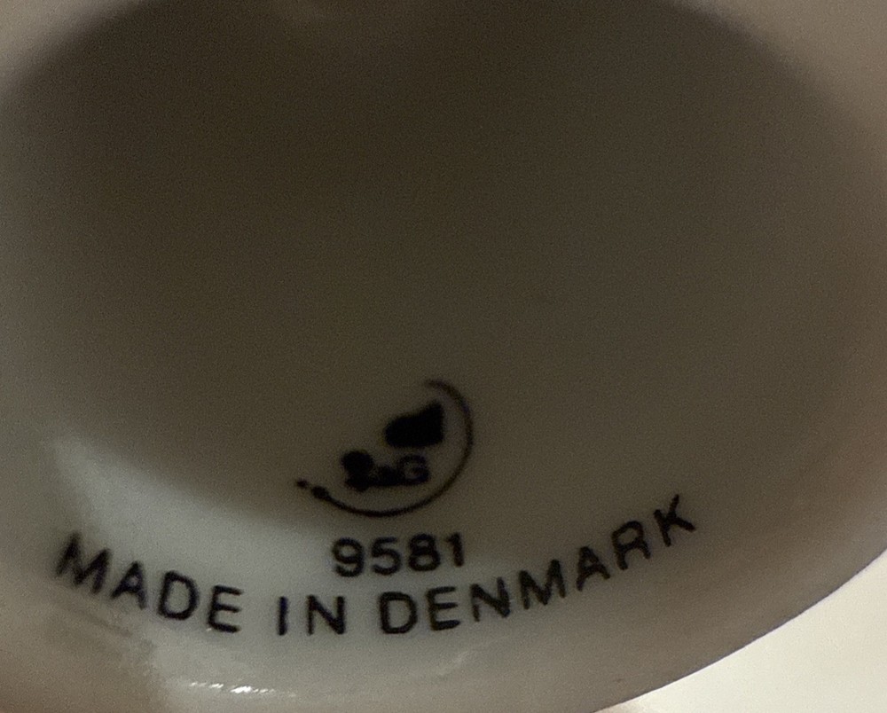 1981 Porcelain Thimble Made In Denmark