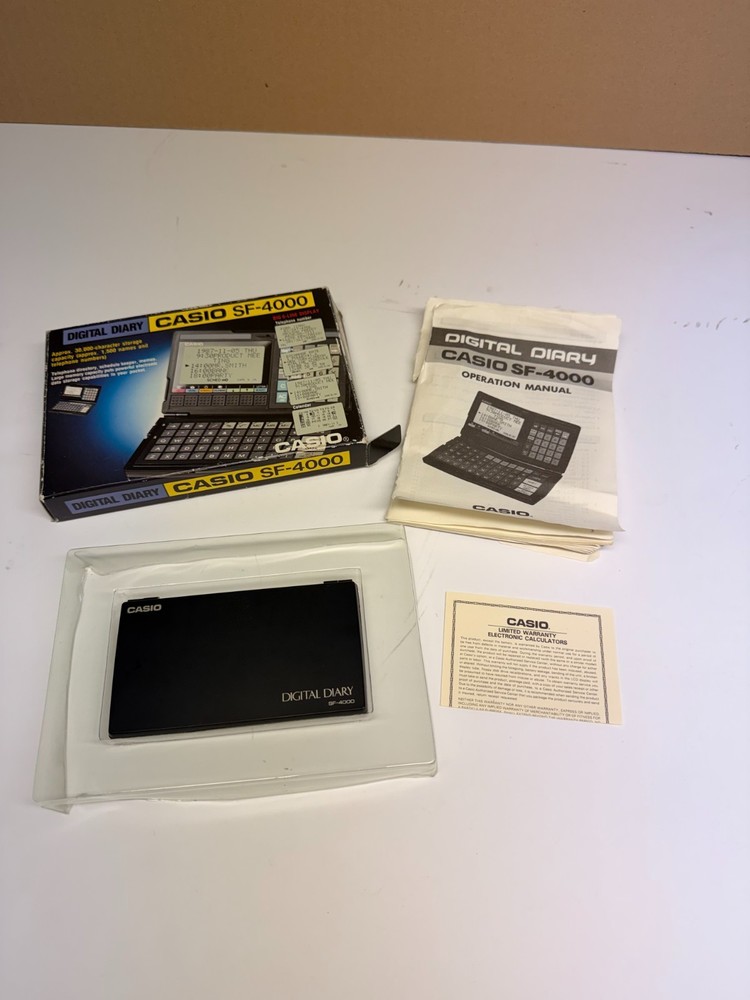Casio SF-4000 Digital Diary Organizer NEW In Box Untested