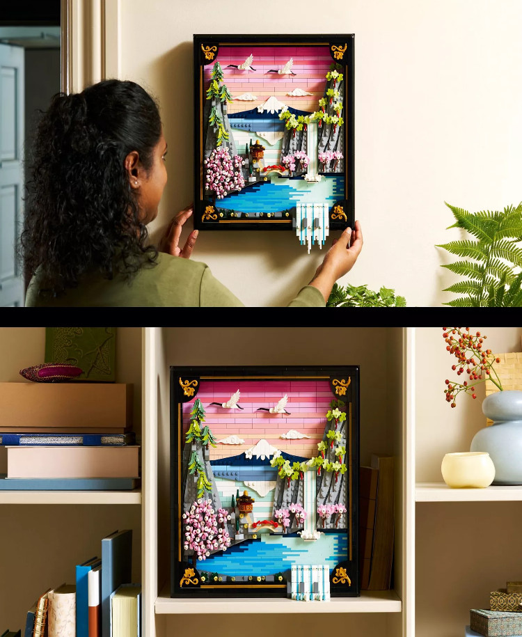 [ BIG SALE ] LEGO Japanese Cherry Blossom Art Build