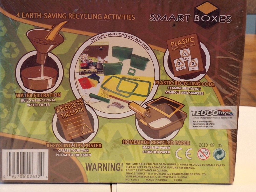 Recycling Professor Ein-O Science NEW Smart Boxes Save the Environment