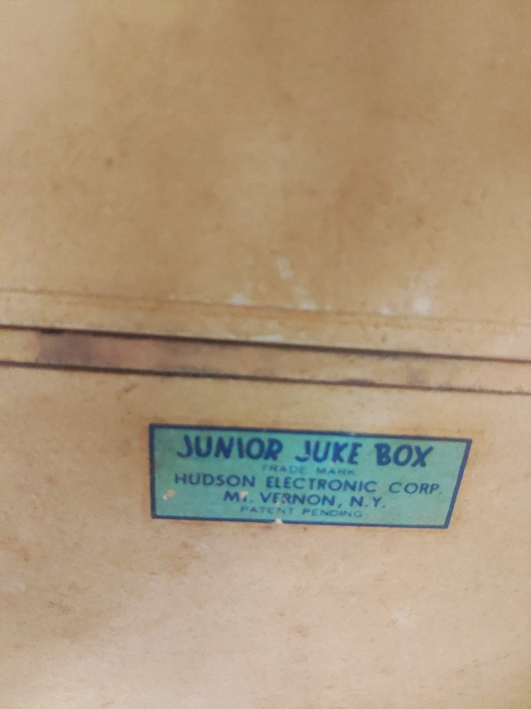 Vintage Junior Jukebox Record Player Phonograph
