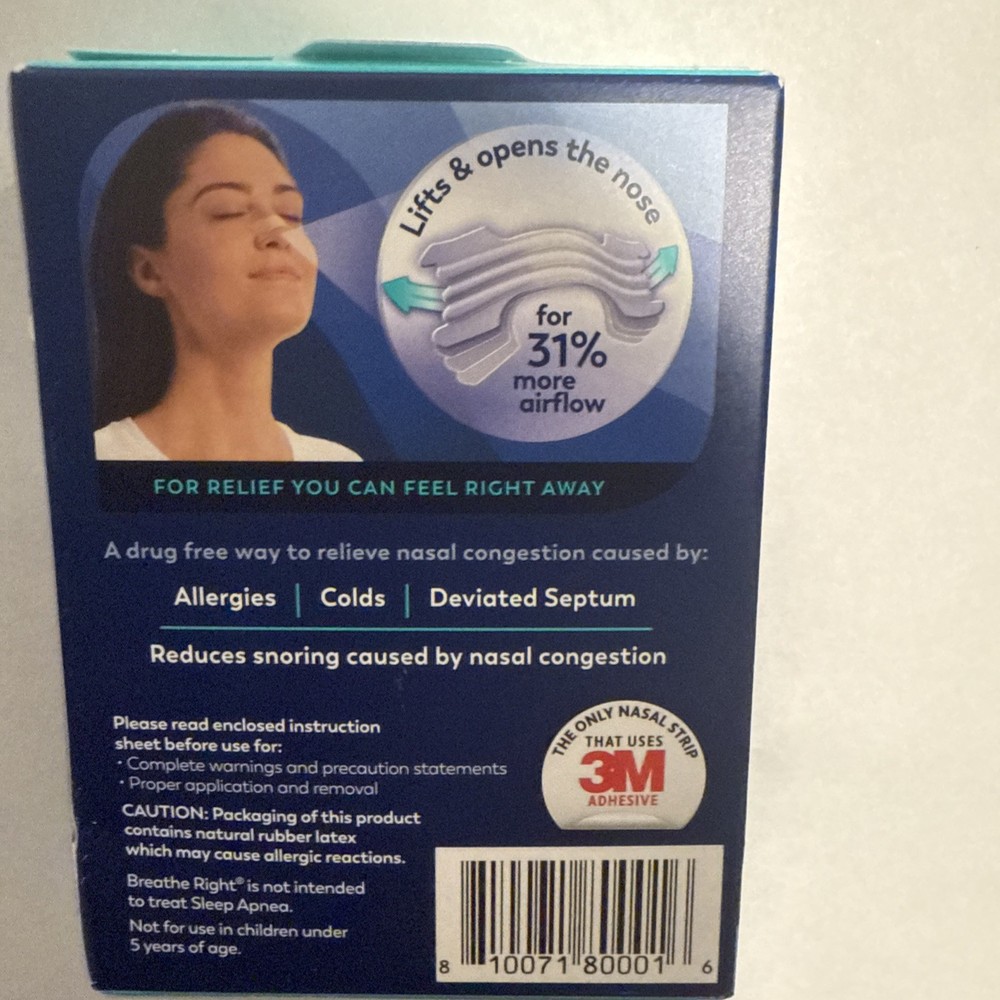 Breathe Right Extra Strength Nasal Strips, Clear, 26 Count