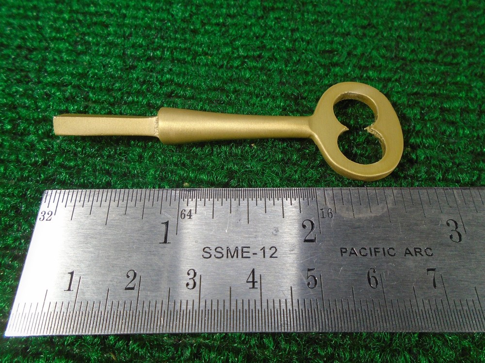 BRASS EMERGENCY ENTRY BIT KEY for BATH & PRIVACY LOCKS (33208)