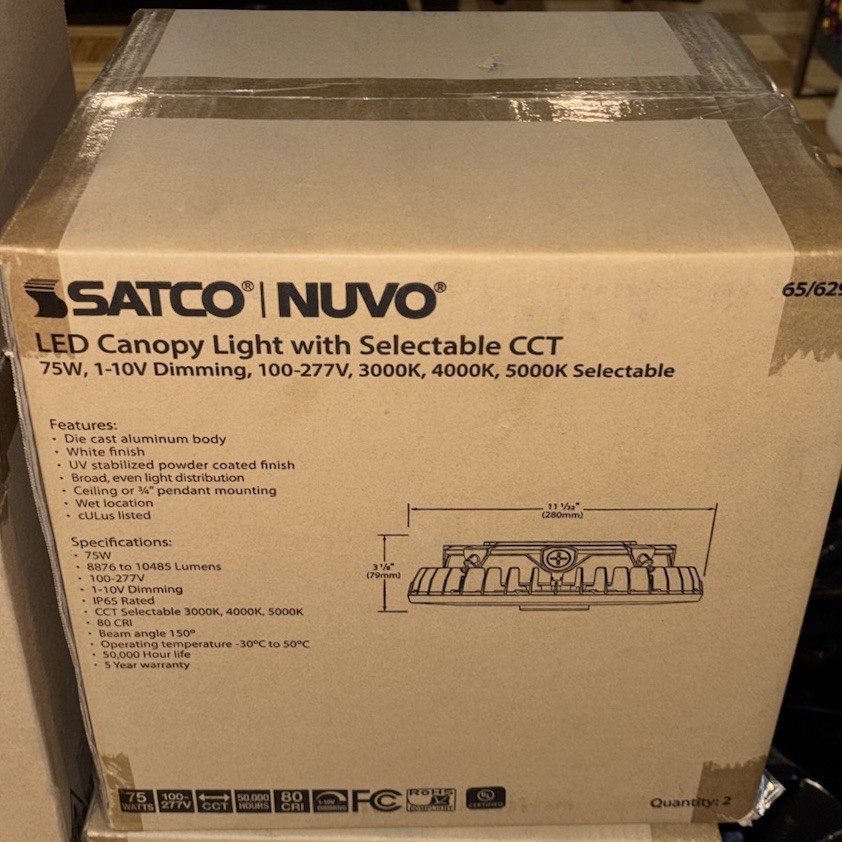 Nuvo Lighting 65/629 Canopy With Selectable 77W