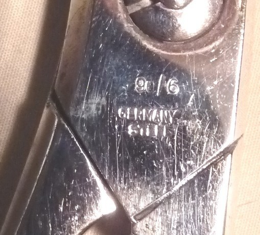 GRASOLI SILVER PLATE POULTRY SHEARS
