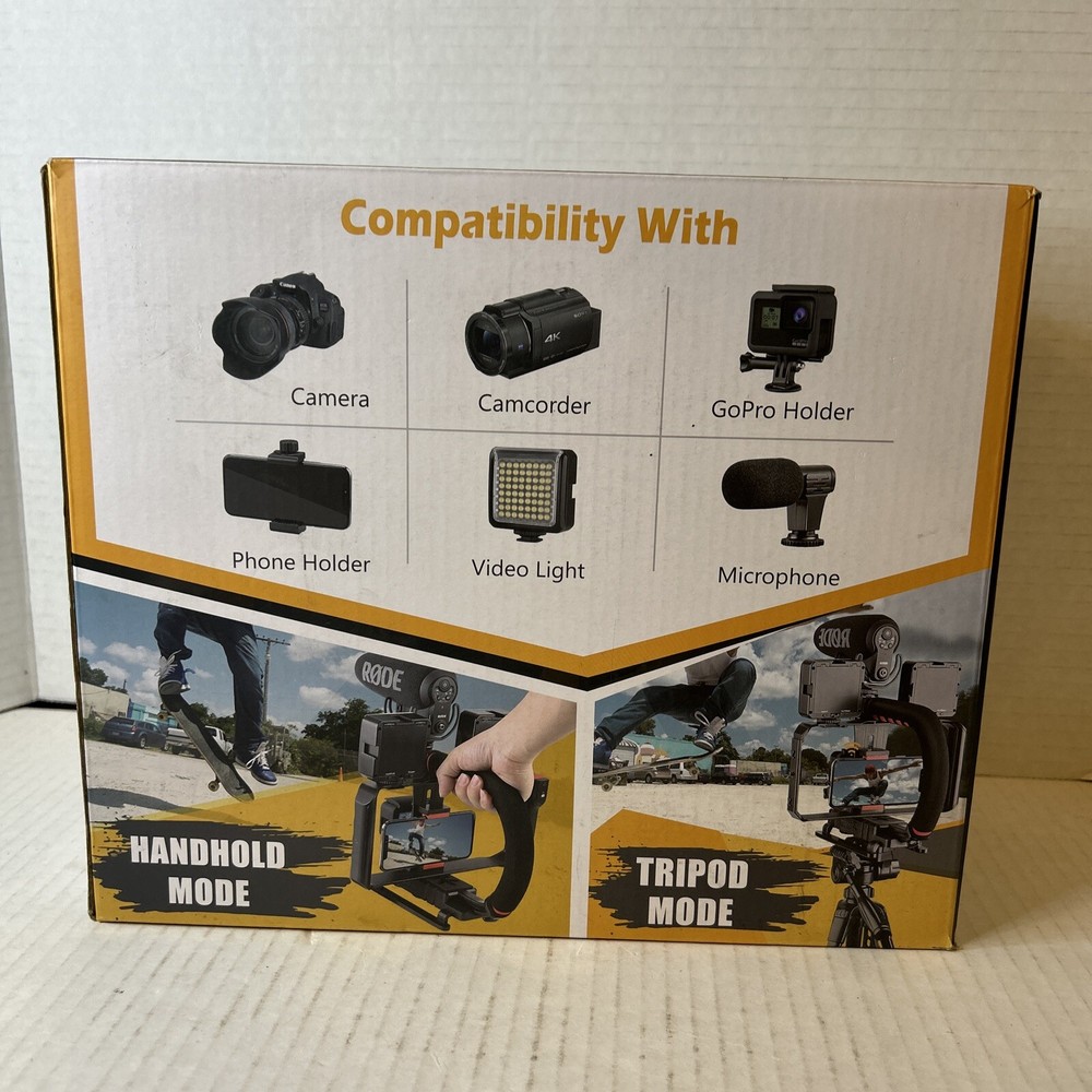 Zeadio Video Action Stabilizer Handle Grip Handheld Stabilizer Camera Smartphone