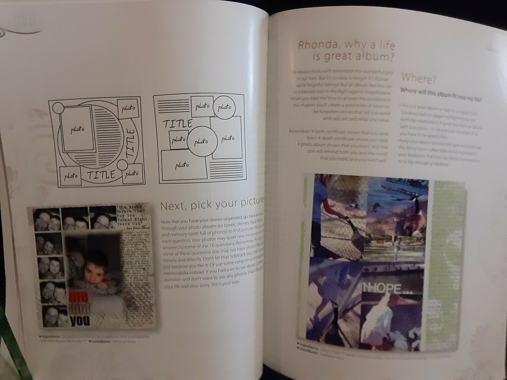 Creative Memories "Ten Questions" Idea Book
