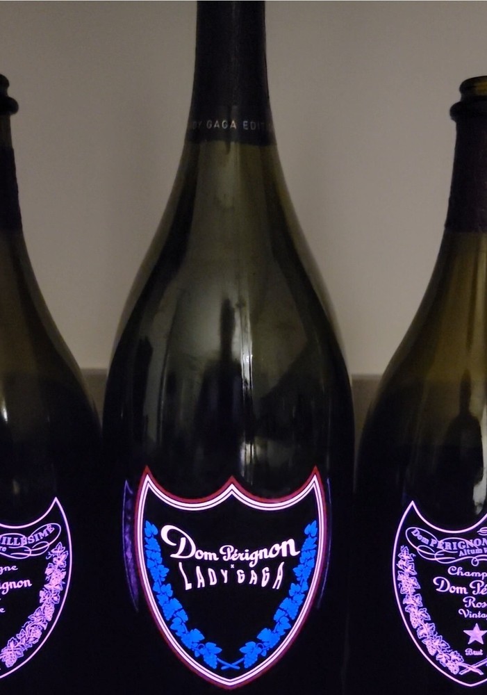 Empty Dom Perignon LADY GAGA