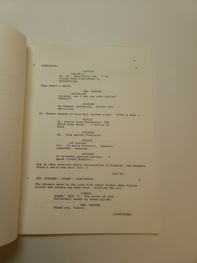 DOOGIE HOWSER, M.D. / Mitchel Katlin 1992 TV Script, "Look Ma, No Pants"