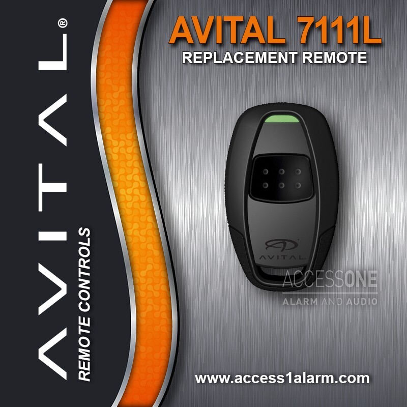 Avital 7111L 1-Button Remote Control Replacement Transmitter EZSDEI7111
