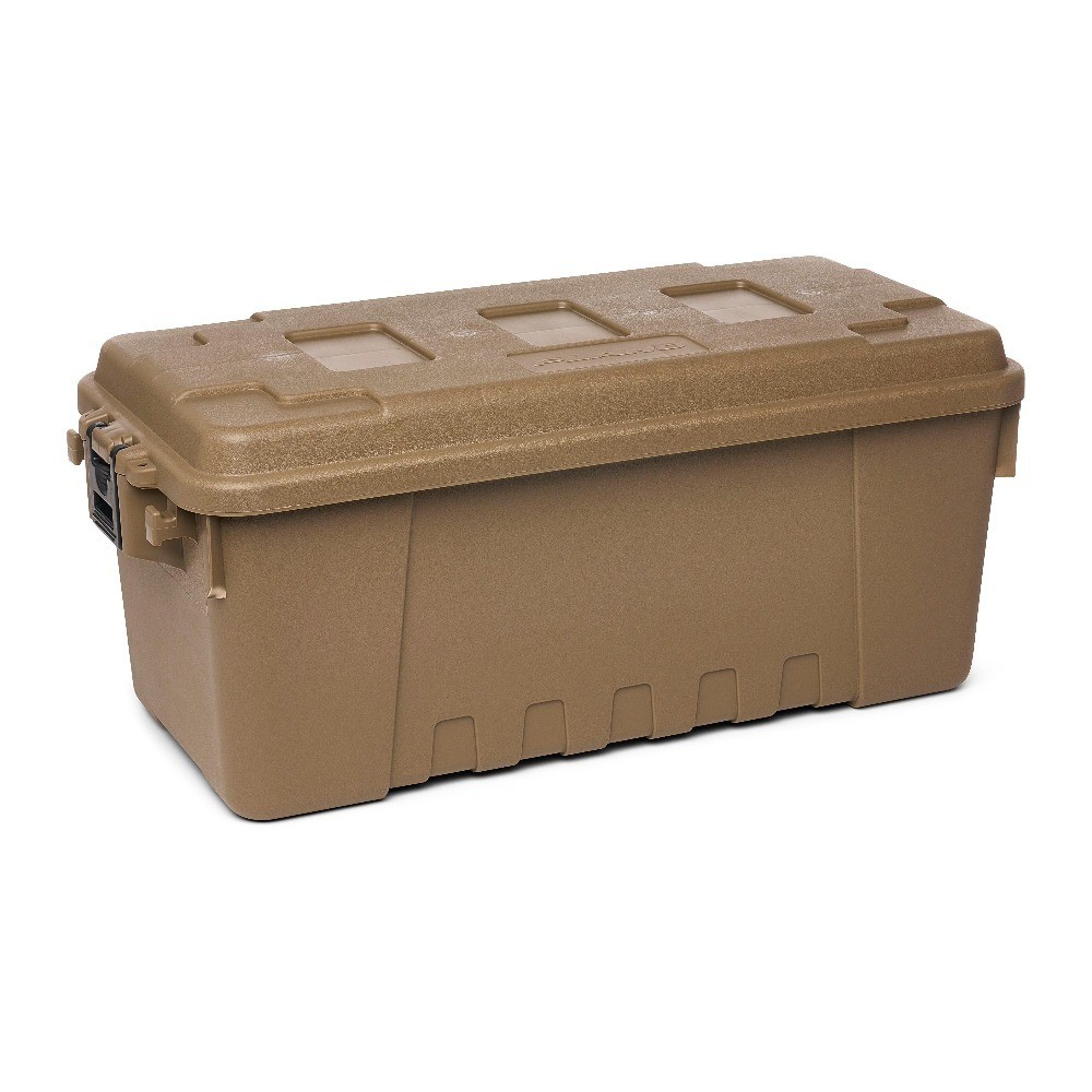 Desert Tan, 17-Gallon Lockable Storage Box
