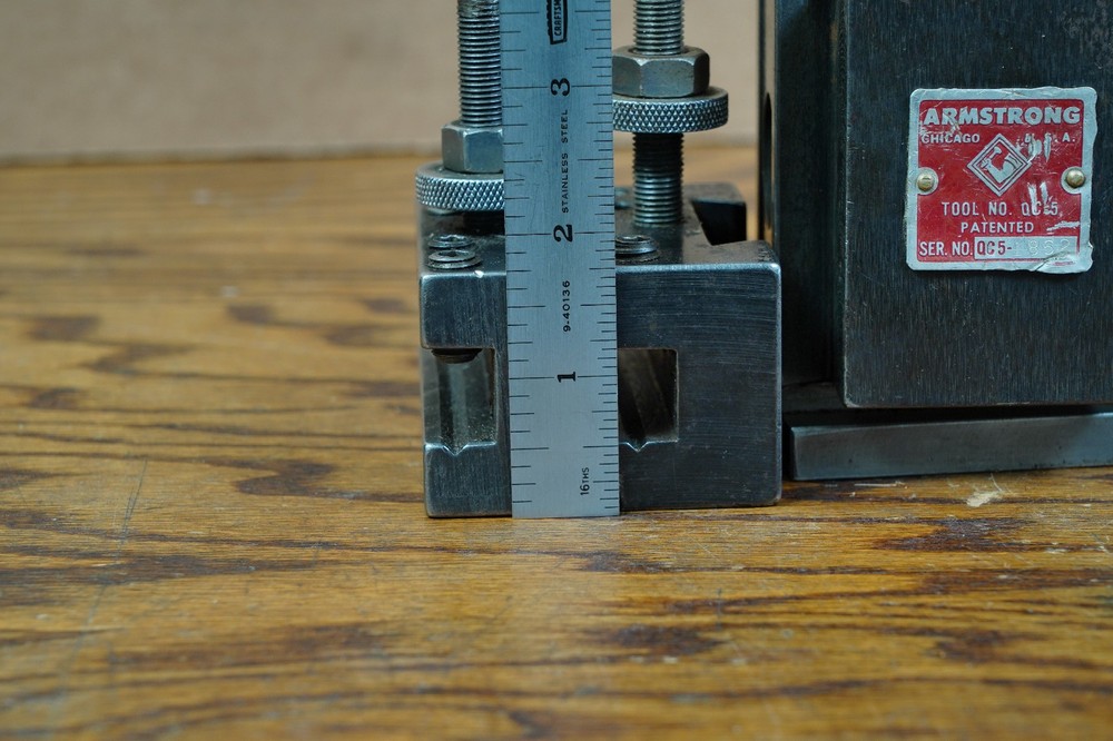 Armstrong BXA Lathe Quick Change Tool Post with Two Holders USA (45)