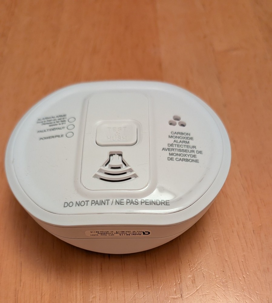 Alula RE115  Interlogix Compatible Wireless CO Alarm Sensor