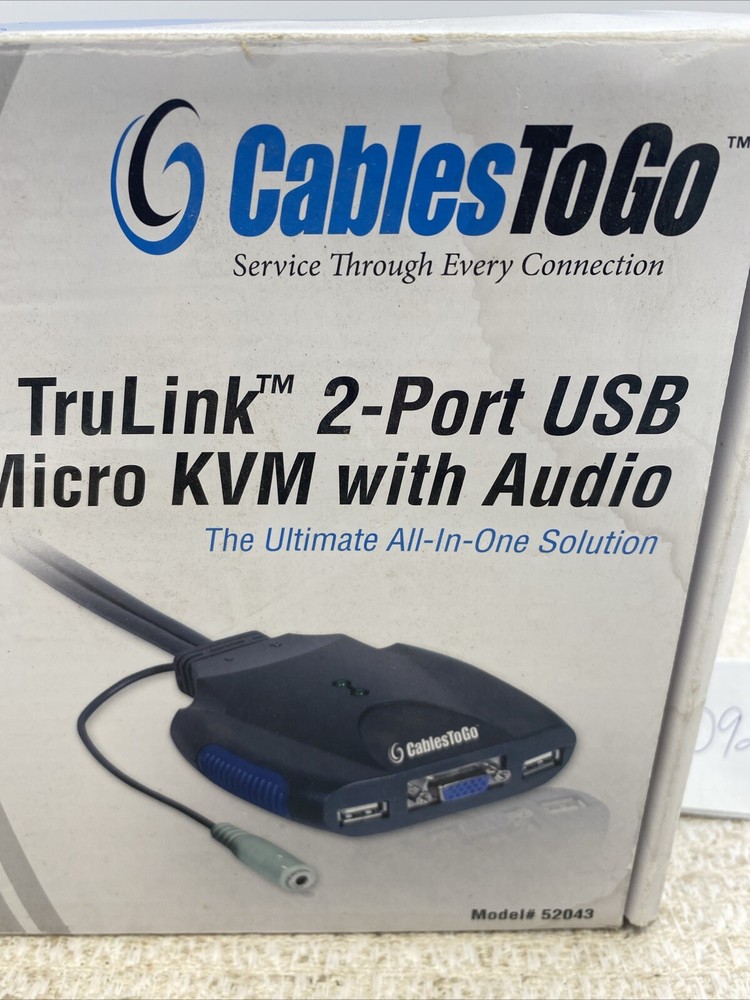Tru Link 2 Port USB Micro KVM With Audio Model # 52043