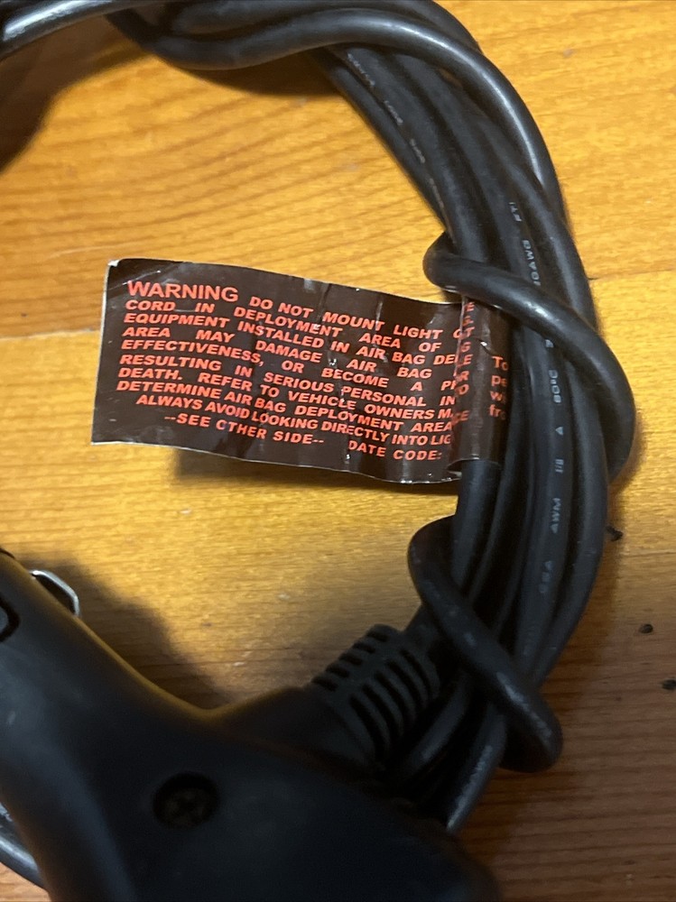 12V Cigar Lighter Plug Switch fit Emergency Traffic Advisor Warning