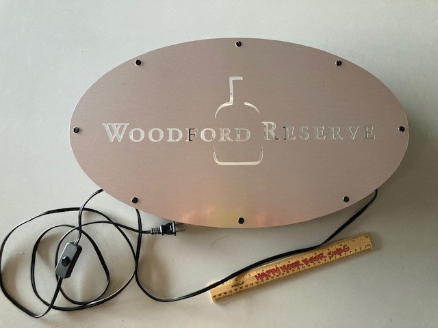 🌟 Woodford Reserve Kentucky Derby Bourbon Whiskey LED Craft Beer Bar Sign Light