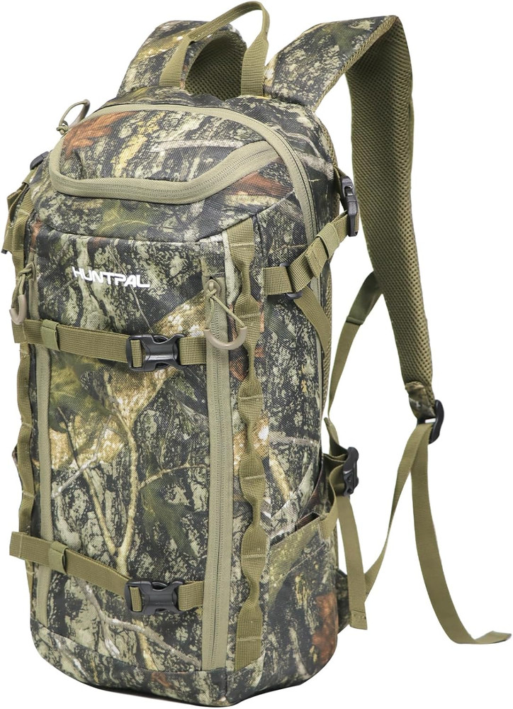 Hunting Backpack, Waterproof Camo Hunting Daypack with Storage Pockets