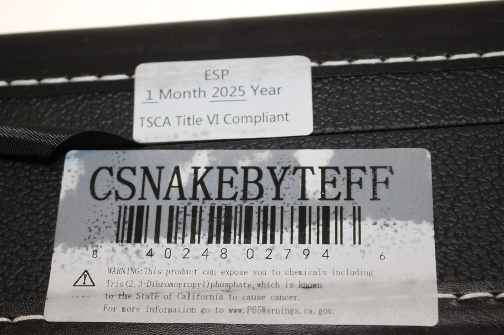 ESP LTD James Hetfield Snakebyte CSNAKEBYTEFF Electric Guitar Hard Case #R6317