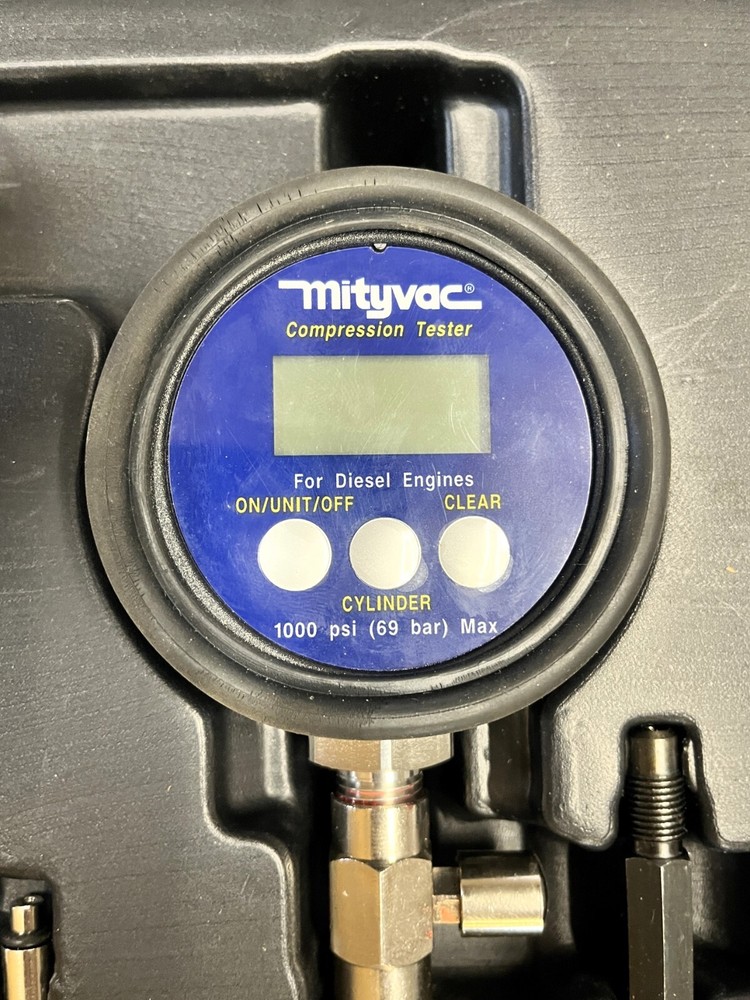 MityVac Diesel Compression Test Kit, model MV5535, with case
