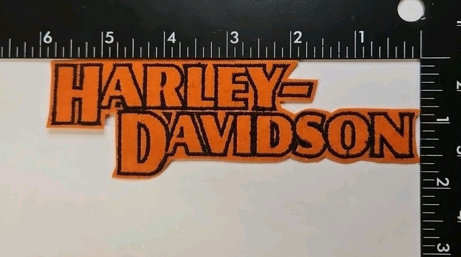 HARLEY-DAVIDSON BLOCK LETTER PATCH BRAND NEW