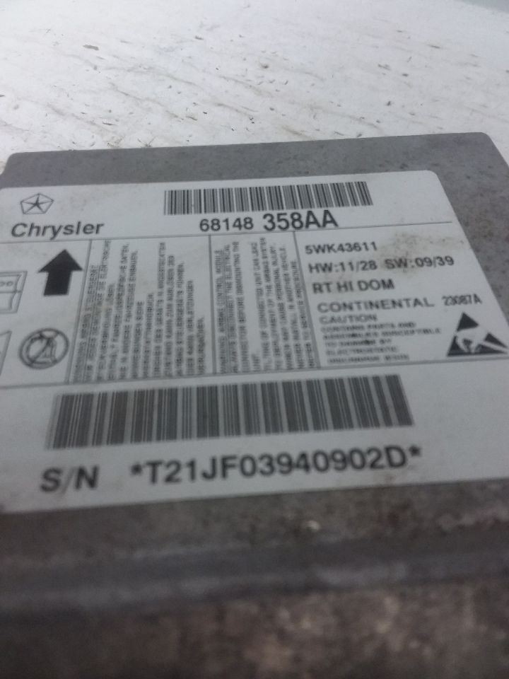SRS Control Module Occupant Restraint Fits 08-09 CARAVAN 68148358AA