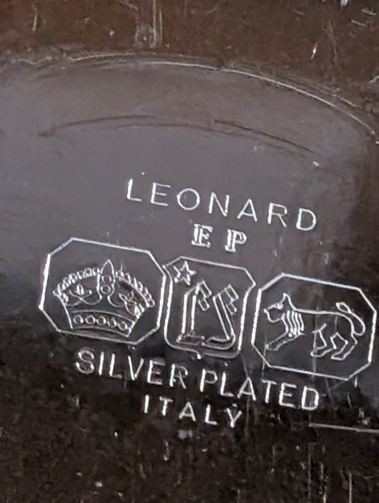 Silver Platter And Serving Forks & Ladel