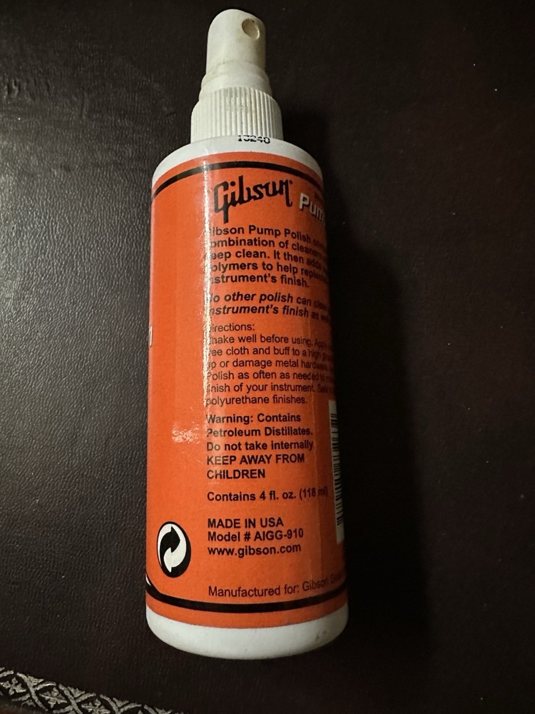 Gibson Pump Guitar Polish