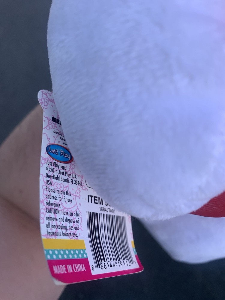2014 giant hello kitty plush approx 2ft tall NWT