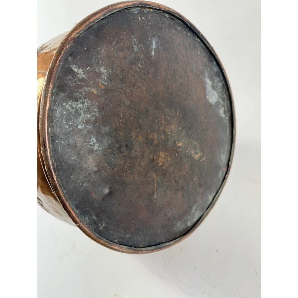 victorian copper helmet coal scuttle