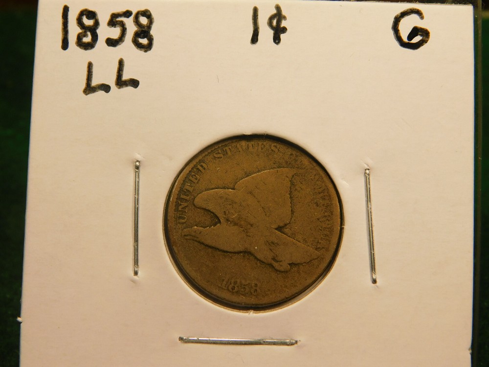 1858 LL  Flying Eagle Cent    Item # 2207