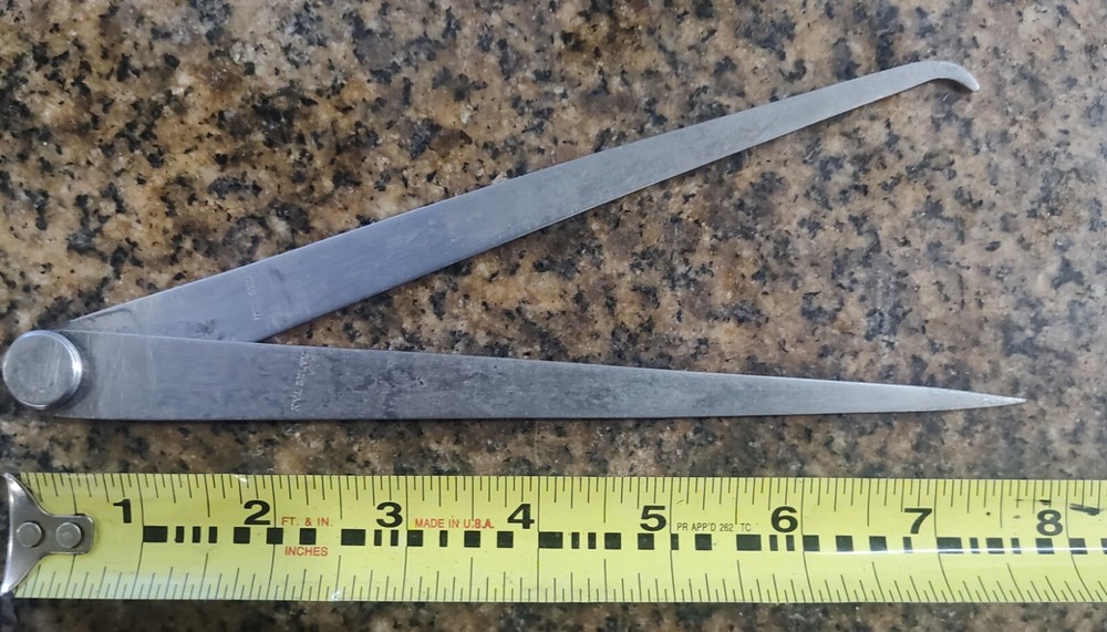 🗽 VINTAGE NY A BKLY 12" CALIPER/ DIVIDER