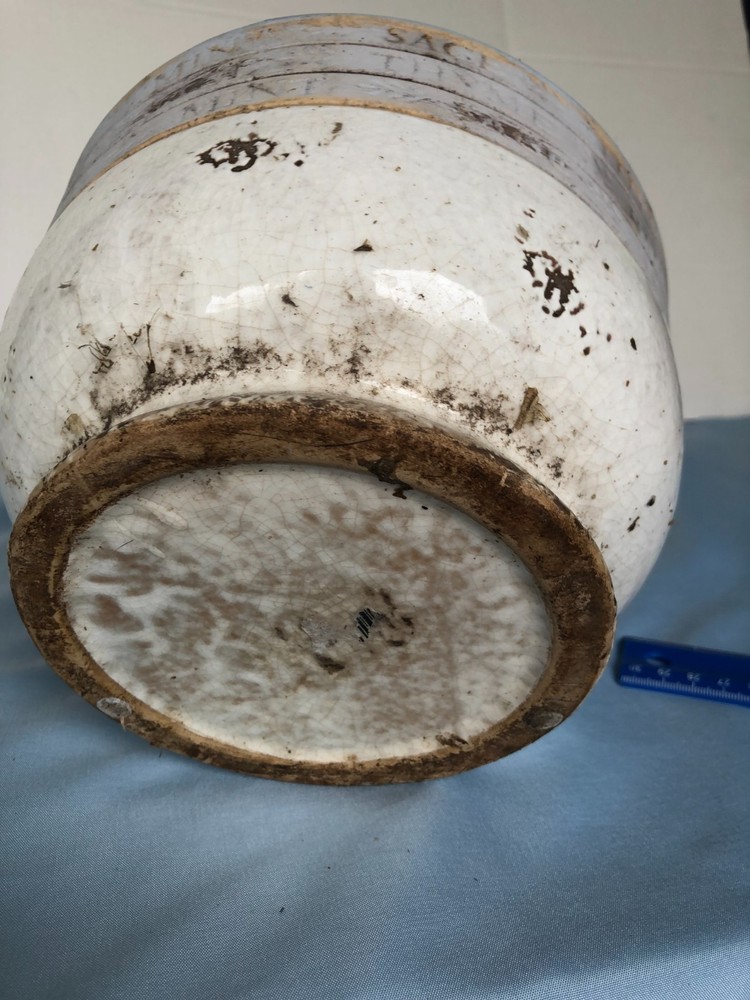 Trendspot 8" TOTAL Diameter Ceramic Distressed Planter 5" Height #G5