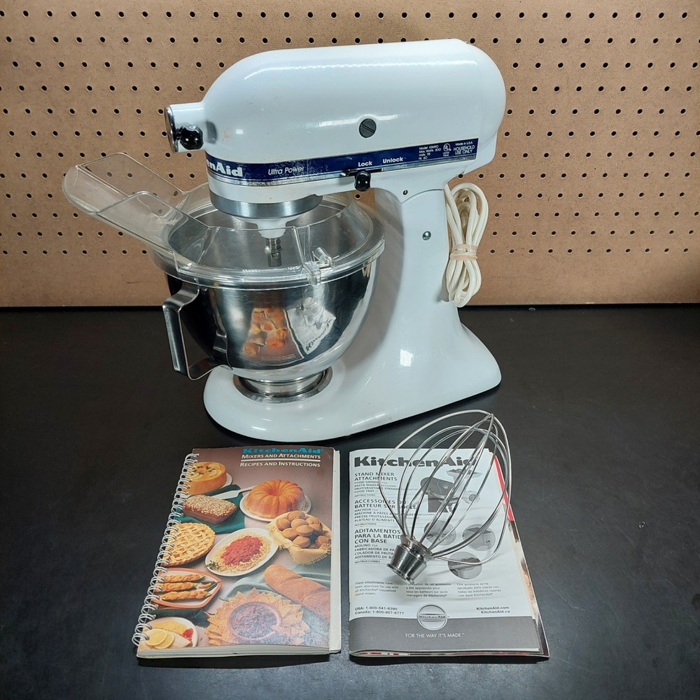 KitchenAid Ultra Power Stand Mixer White Bundle KSM90 Tested