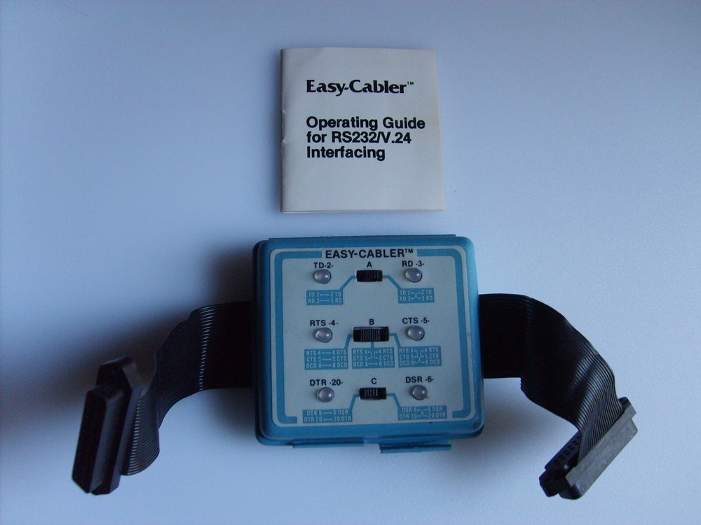 MISCO Easy-Cabler RS232/V.24 No. 1062 with operating guide  untested