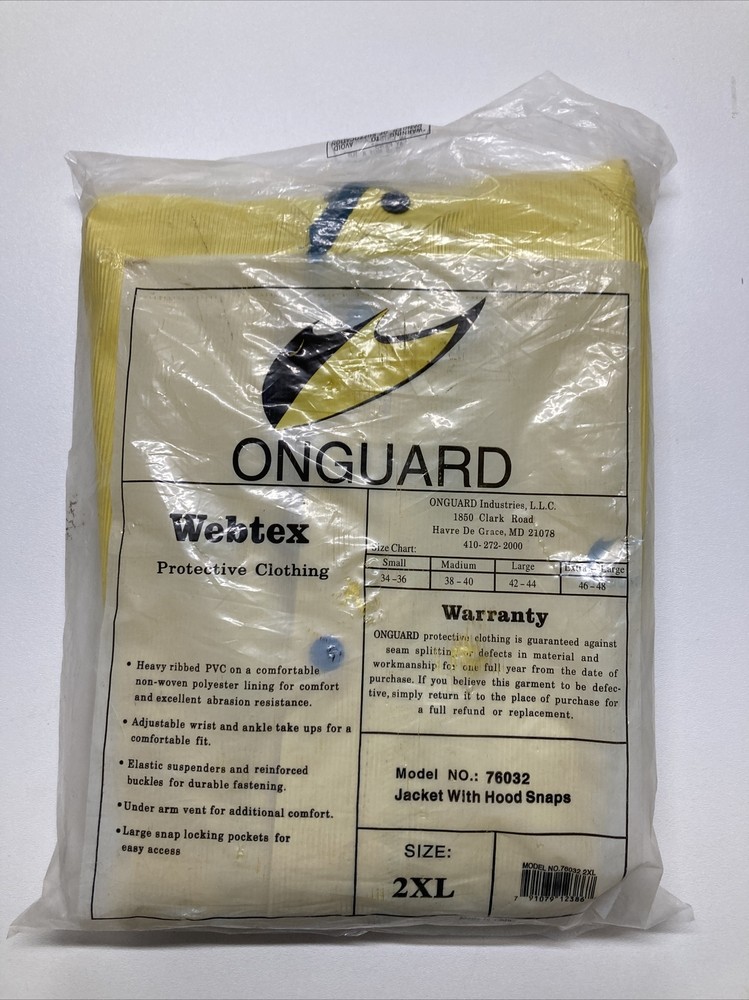 Onguard 76032 Webtex Jacket Yellow,2Xl