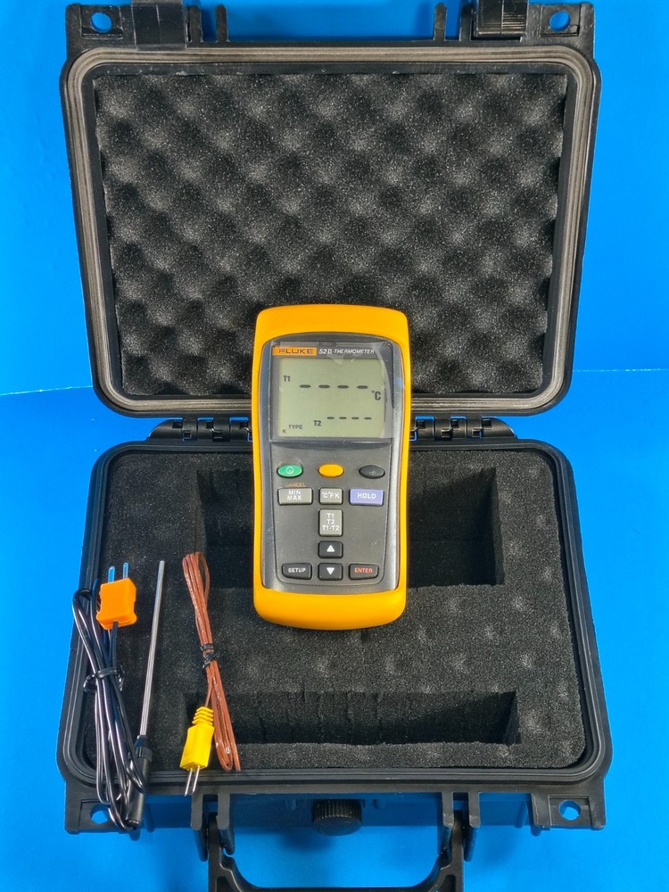 Fluke 52 II Thermocouple Thermometer Meter !