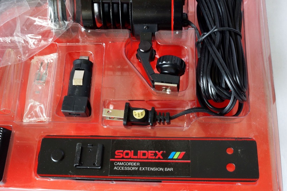 Solidex Magicool Model VL-9100 Compact Quartz Camcorder Video Light System New