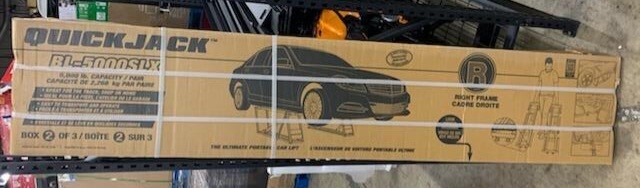 QuickJack - RIGHT FRAME (Box 2 ONLY) - 5000lb Portable Car Lift for BL-5000SLX