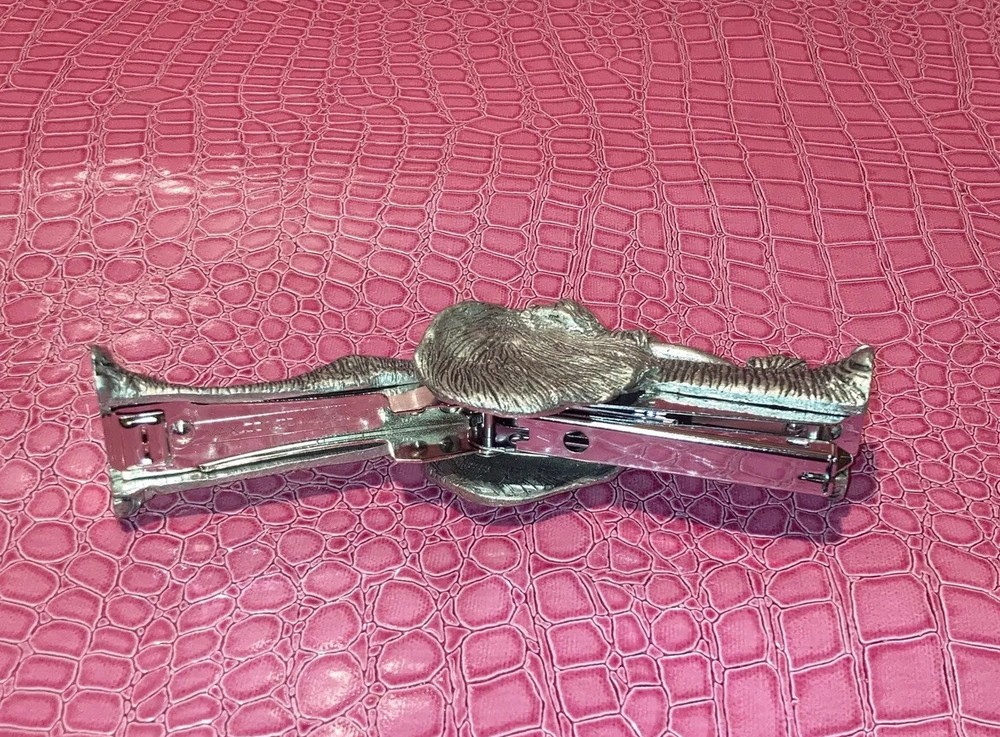 Frankli Wild Pewter Elephant Stapler , Rare .
