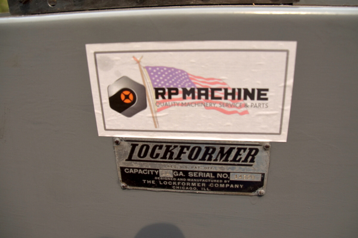 Lockformer Pittsburgh Machine